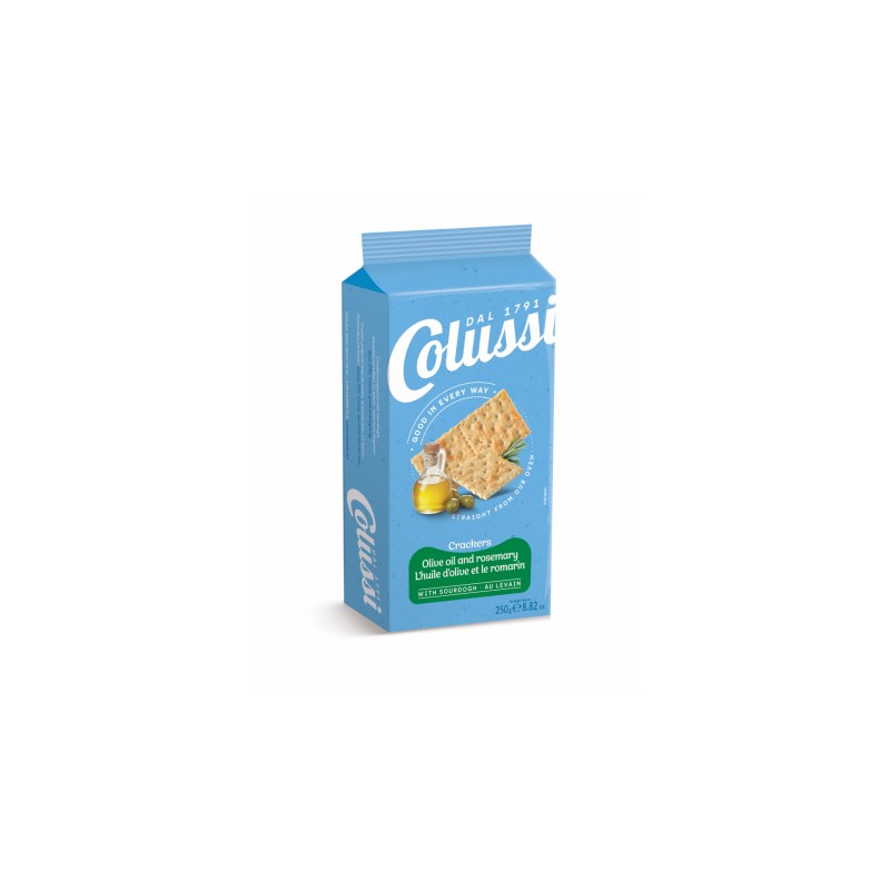 Colussi Crackers cu ulei de masline si rozmarin 250g