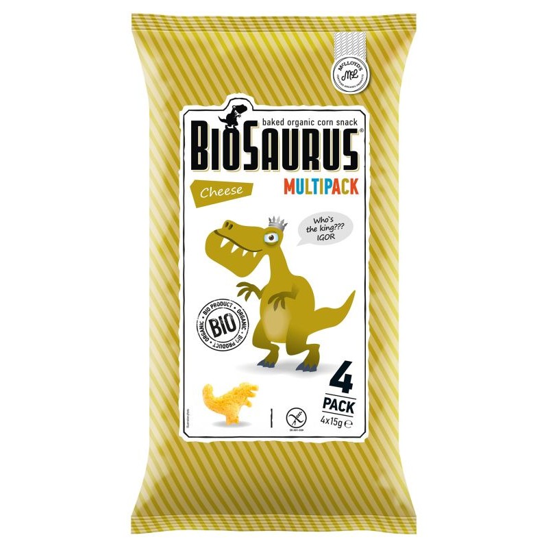 ECO Pufuleti din porumb si branza fara gluten 4x15g