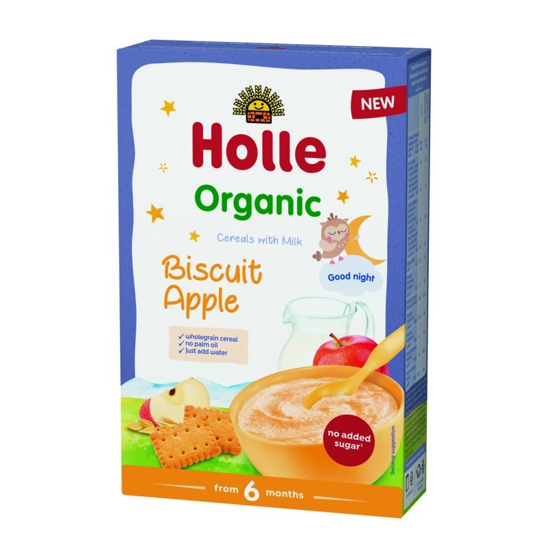 ECO Cereale cu lapte, mere si biscuiti, 250g